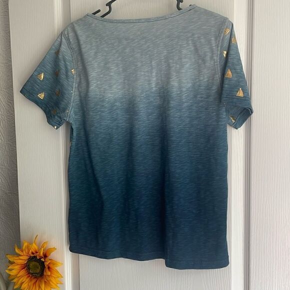 Princess Cruises Blue/Light Blue/Gold Ships T-Shirt - M - Excellent Condition - Picture 6 of 9